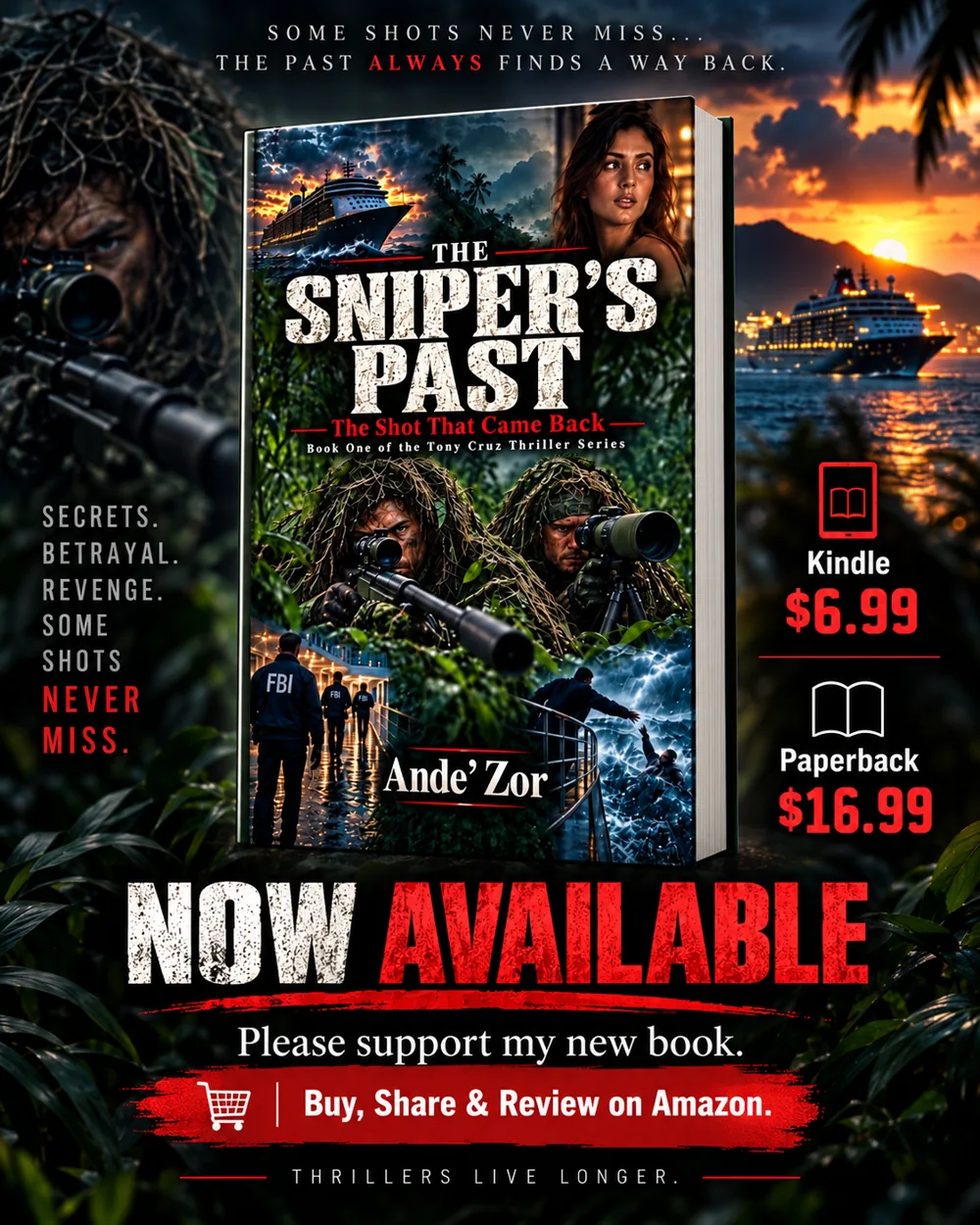 The Sniper’s Past The Shot That Came Back promotional artwork